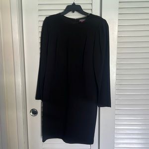 NWT Vince Camuto black long sleeve dress size 10